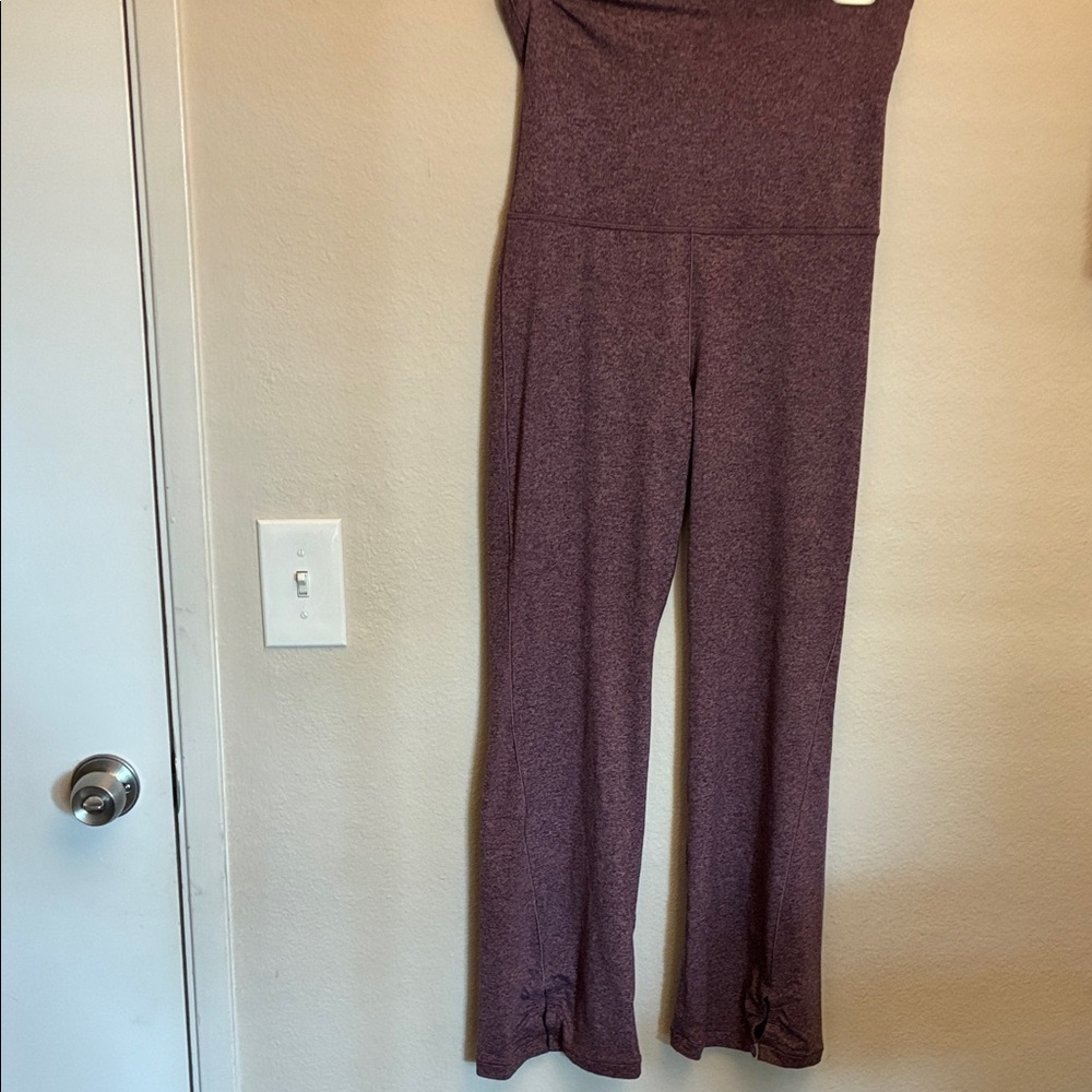 Athleta Girl XL purple flare downtime pant